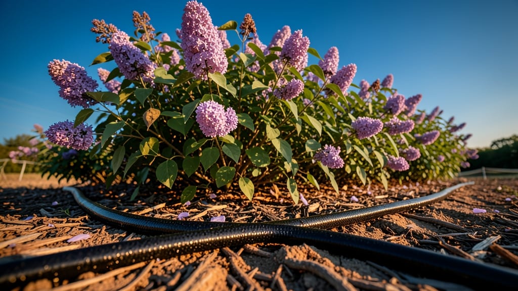Summer Watering with Deep Soaker Hoses