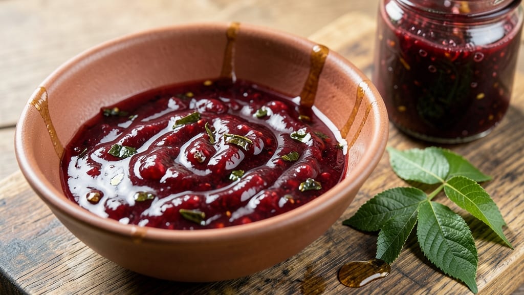 Wild Tart Cherry Leaf Jam