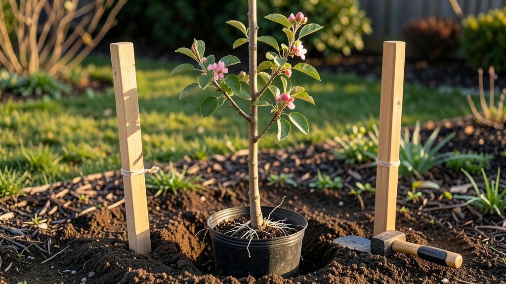 How to Stake a Tree with 2 Stakes: Proper Support for Stronger Growth