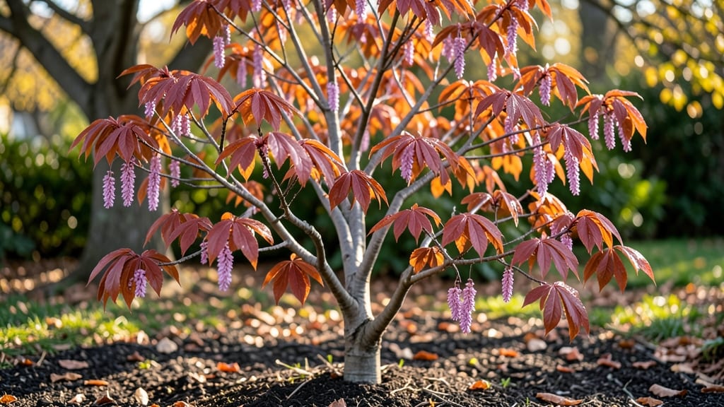 Rising Sun Redbud Tree Fall Color: When Leaves Turn Golden Before Dropping