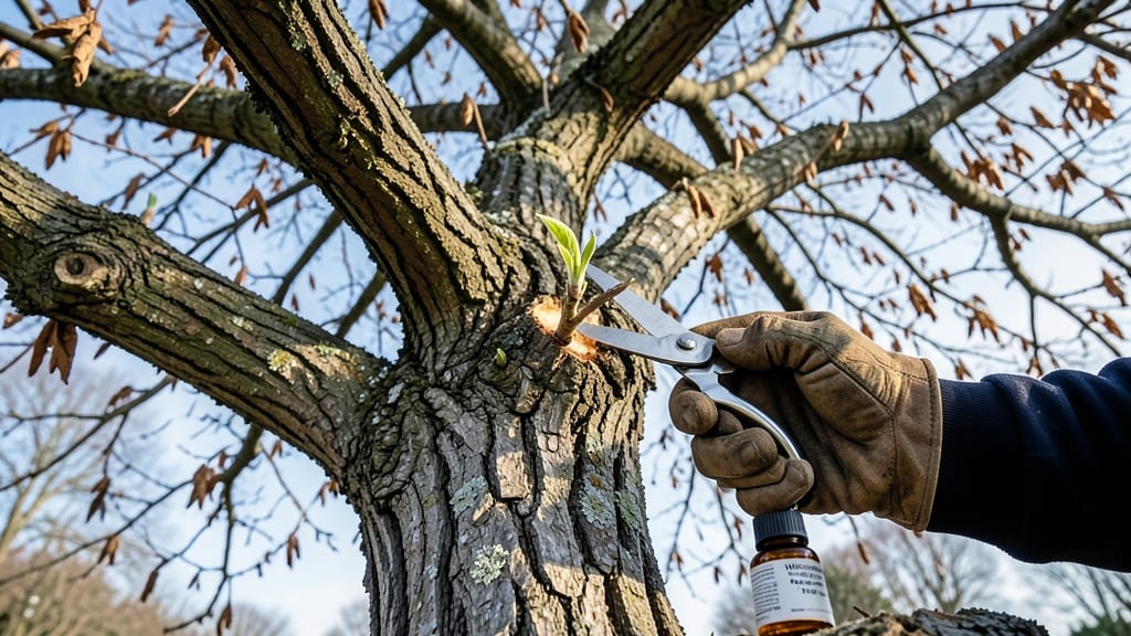 Dormant Season Pruning with Wound Sealant