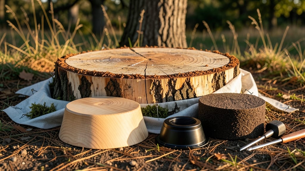 Tree Stump Covers: Bold Privacy Screens in a Weekend