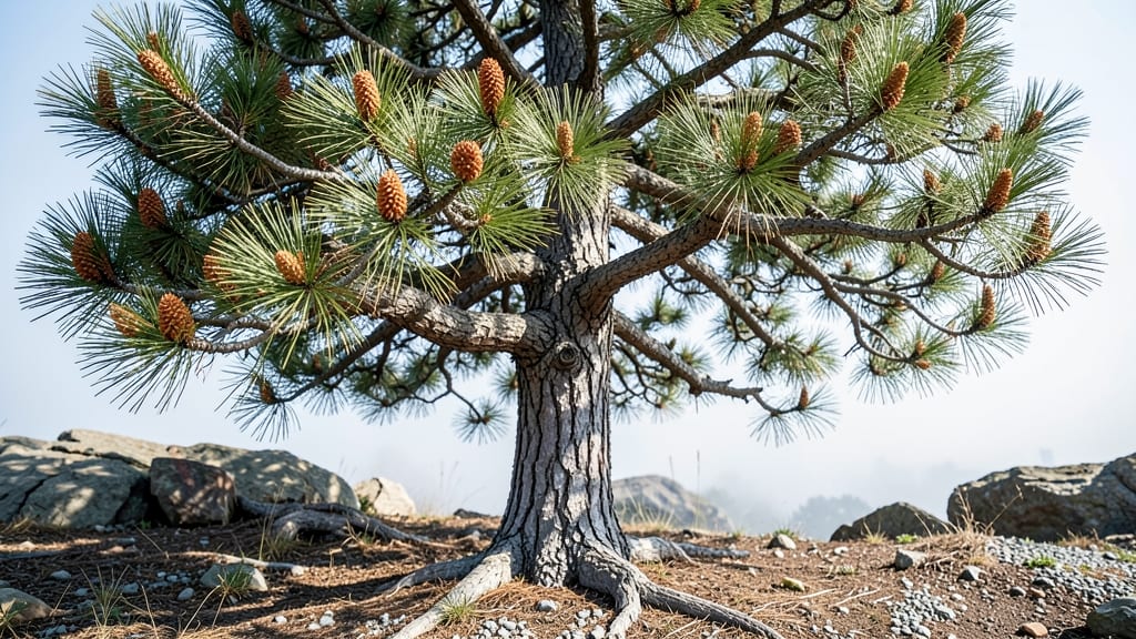 Scots Pine Forest Cones