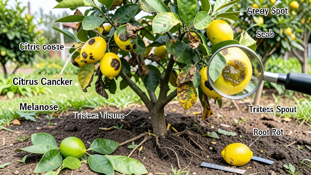 Citrus Tree Diseases Pictures: Visual Guide to Spotting and Stopping 12 Common Foes