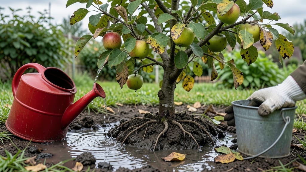 Apple Tree Overwatering: Root Rot Rescue in 3 Simple Steps
