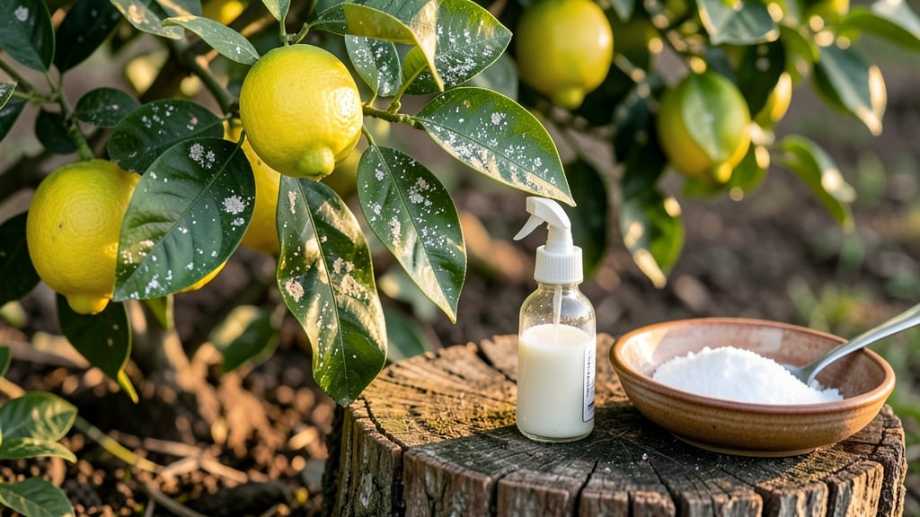Baking Soda Solution for Mild White Fungus