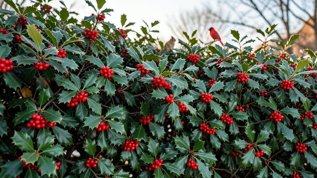 American Holly Trees for Evergreen Privacy