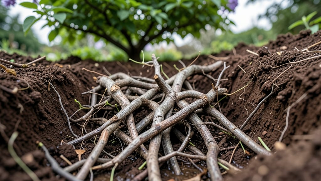 Early Spring Root Pruning Technique
