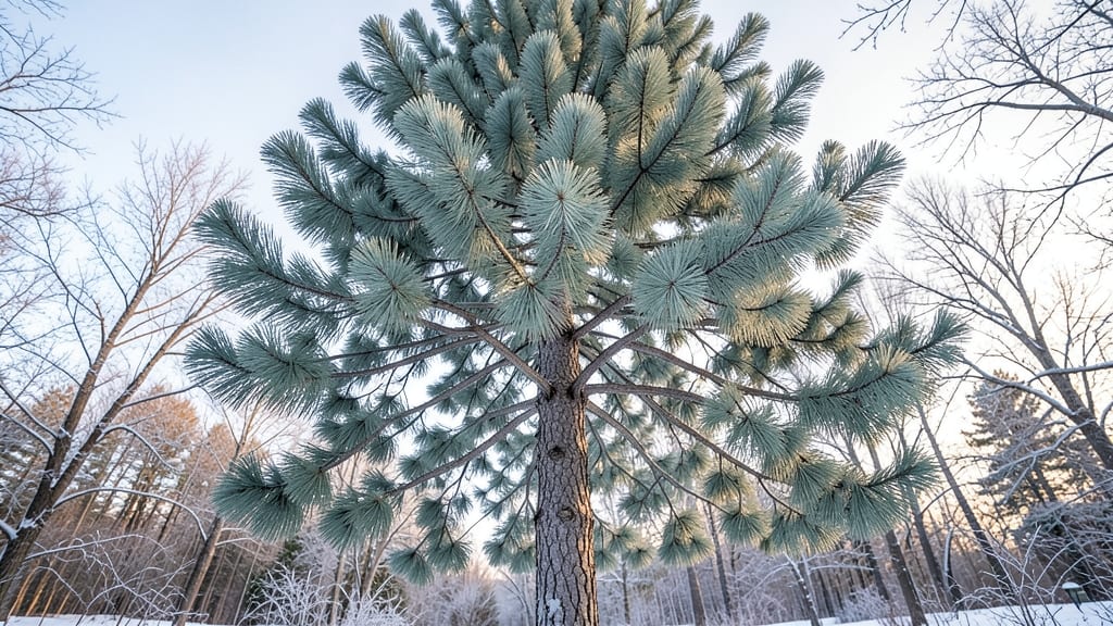 Eastern White Pine Needles and Cones