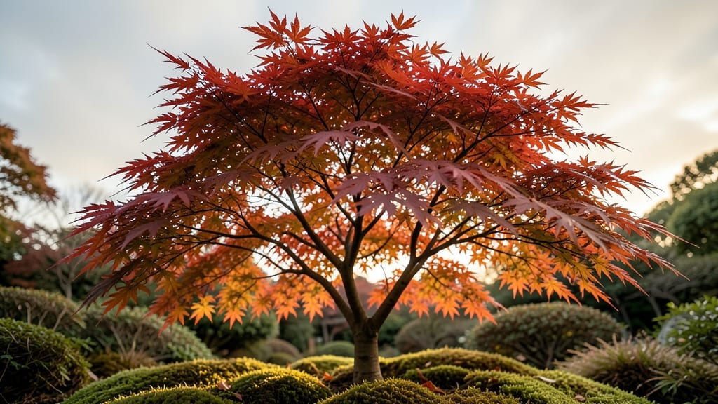 Japanese Maple for Vibrant Autumn Foliage