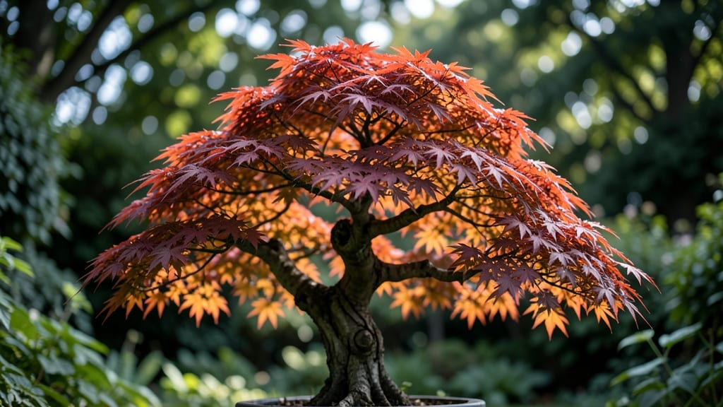 Japanese Maple for Delicate Autumn Foliage