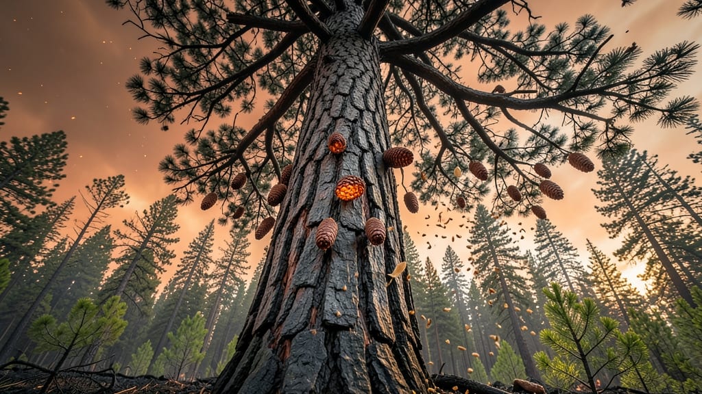 Lodgepole Pine Mountain Cones