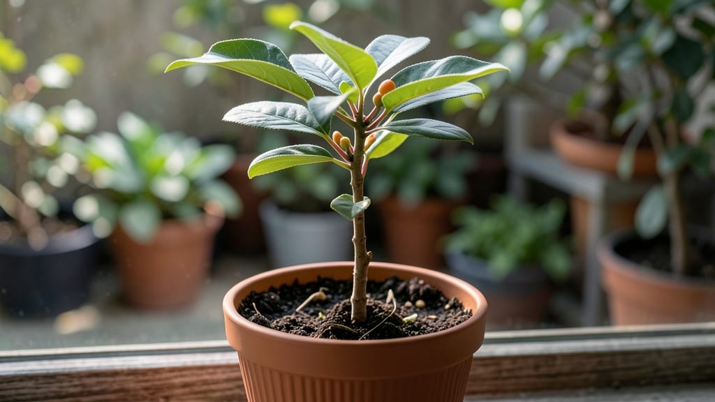Loquat Tree Seedling: Cold-Stratified Germination in 4 Weeks