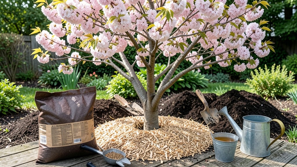 Yoshino Cherry Tree Fertilizer: Organic Blend and Timing for Peak Blooms