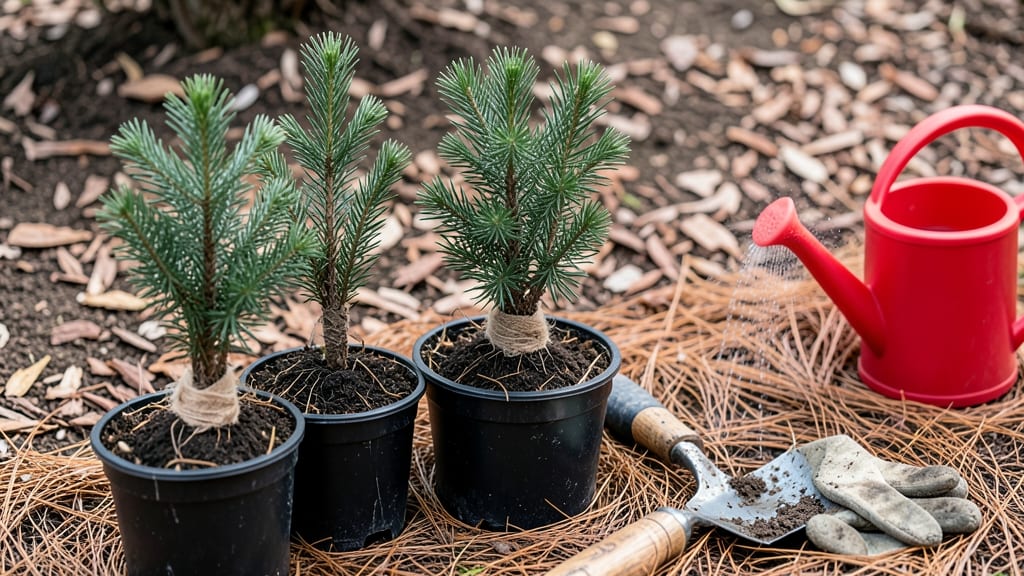 Frasier Fir Tree Seedlings: Cold-Stratifed Growth in 6 Weeks