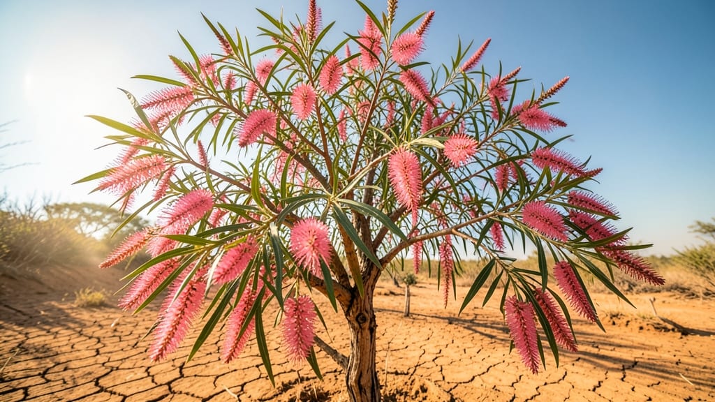 Pink Bottlebrush (Callistemon viminalis)