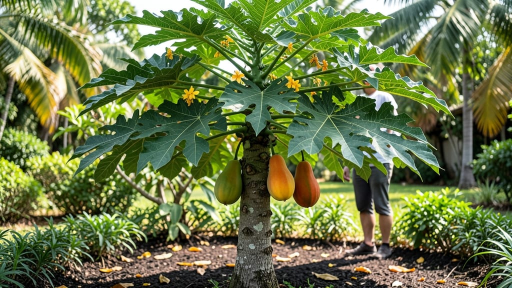 How Tall Can a Papaya Tree Grow: Mature Heights by Variety and Climate