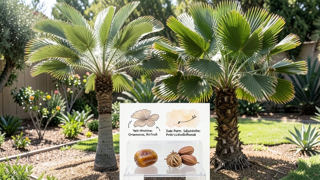 Is Palm Tree and Date Tree the Same: Key Differences in Species, Growth, and Fruit