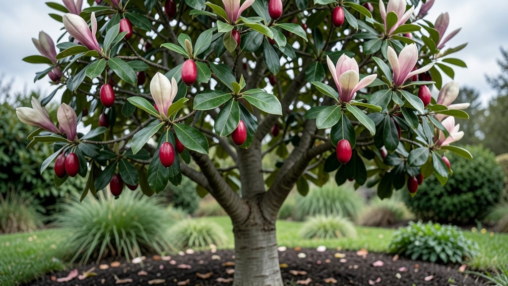 Magnolia Tree Red Berries: Year-Round Color With Minimal Pruning Effort